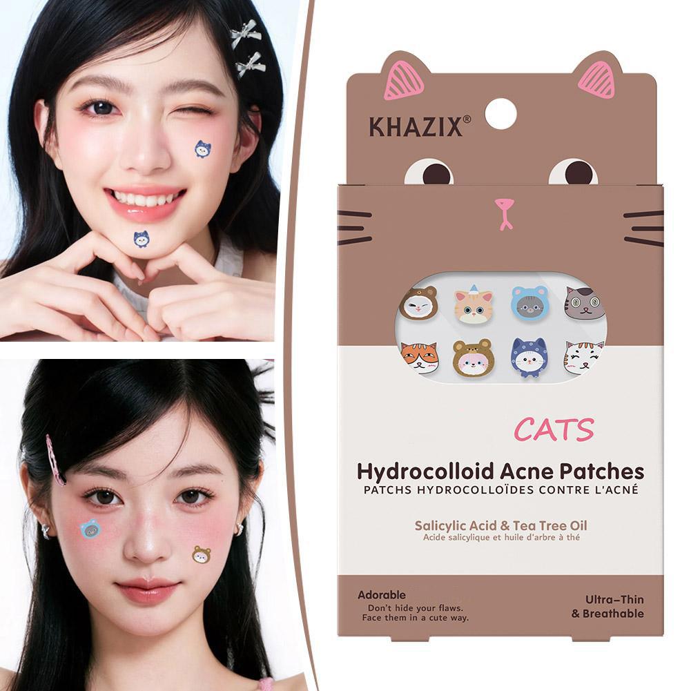 Skincare Moisturizer - 100/200/300PCS Cute Cat Shaped Acne Patches