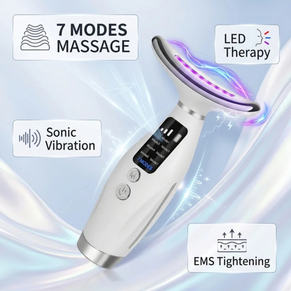 Neck Face Lifting Massager 7 C - Skincare Glowing ulasan dan harga