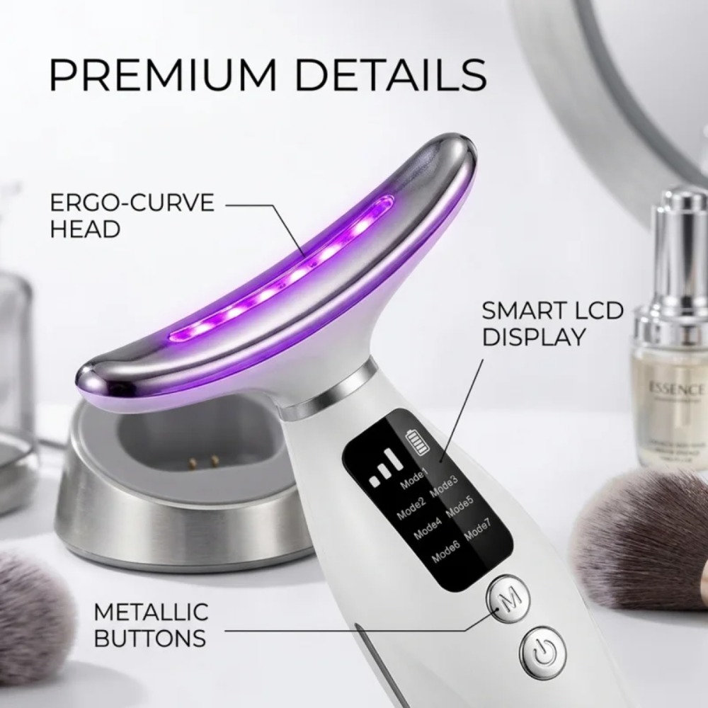 Neck Face Lifting Massager 7 C - Skincare Glowing ulasan dan harga