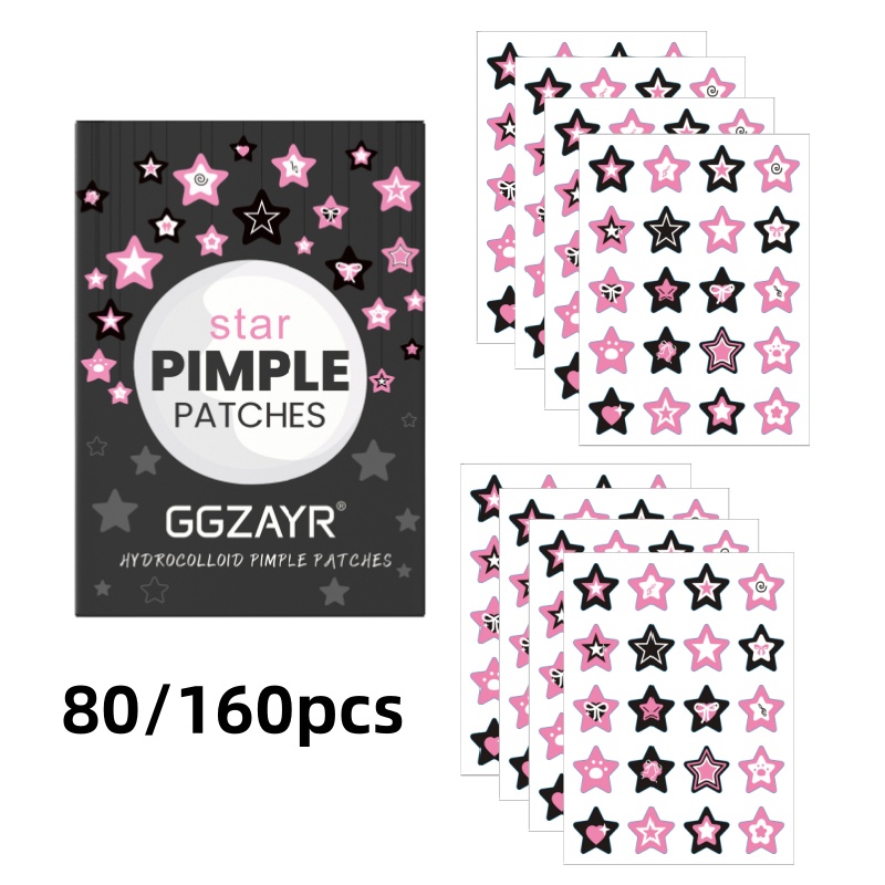 80/160pcs Star Acne Patch Set  - Skincare Moisturizer ulasan dan harga