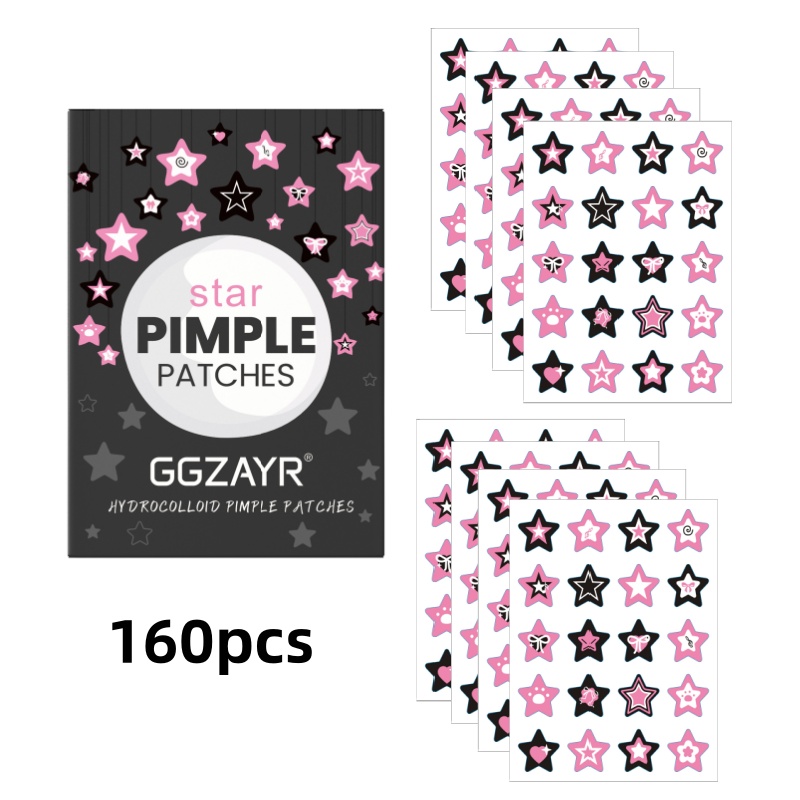 80/160pcs Star Acne Patch Set  - Skincare Moisturizer ulasan dan harga