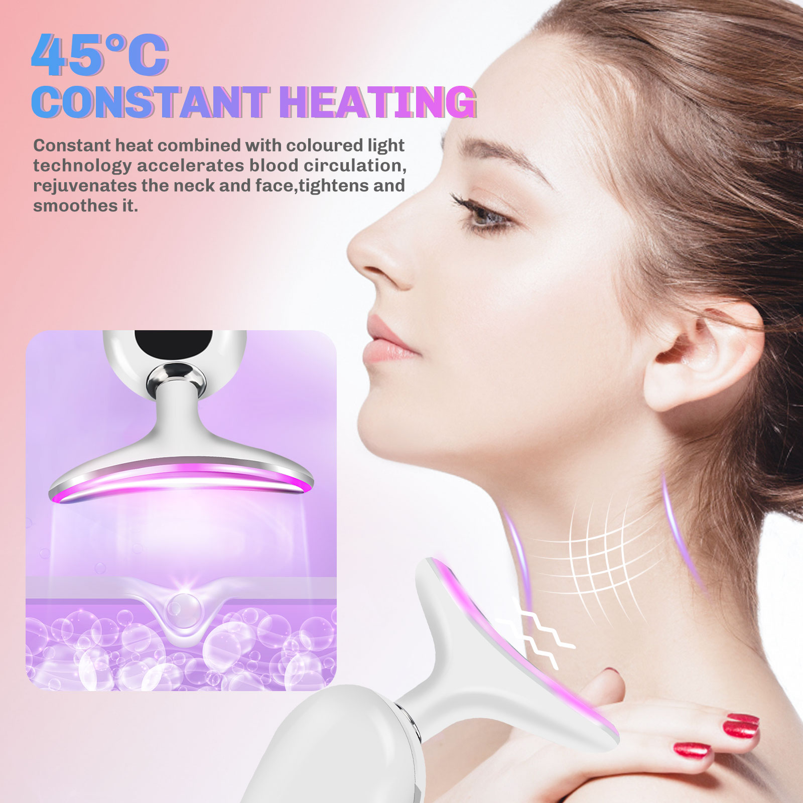 Microcurrent Neck Face Massage - Skincare Glowing ulasan dan harga