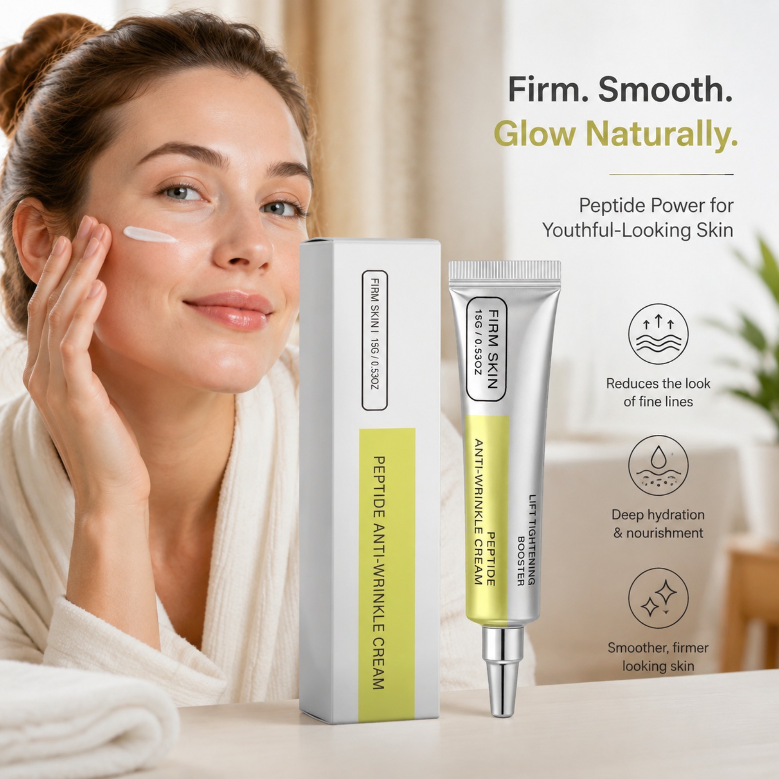 Peptide Retinol Face Cream Fir - Skincare Skintific ulasan dan harga