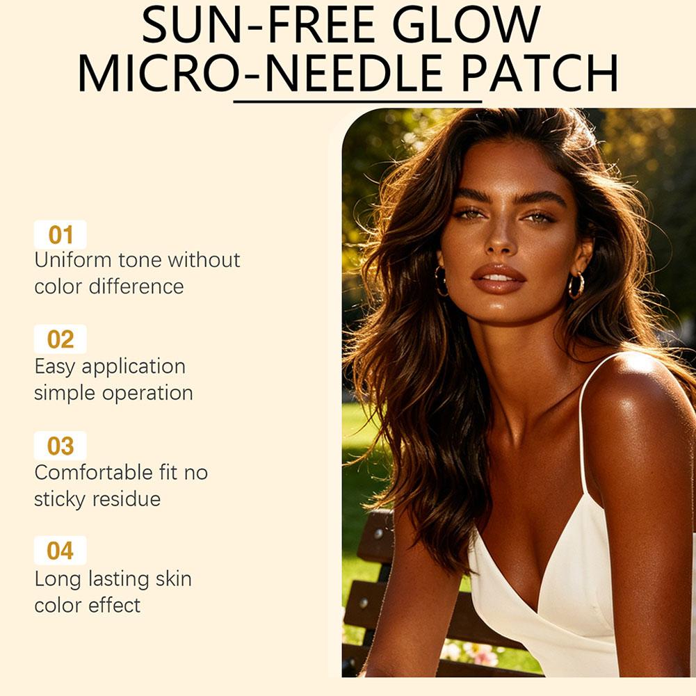 14Pcs Sun-Free Glow Microneedl - Skincare Glowing ulasan dan harga